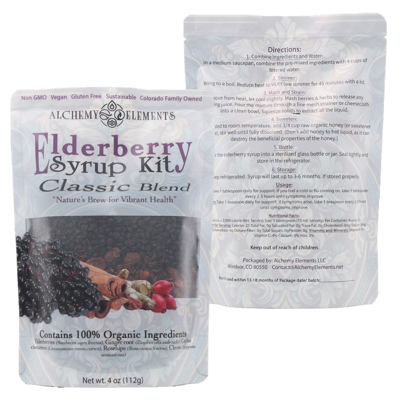 Organic Elderberry Brew Kit- Classic Blend