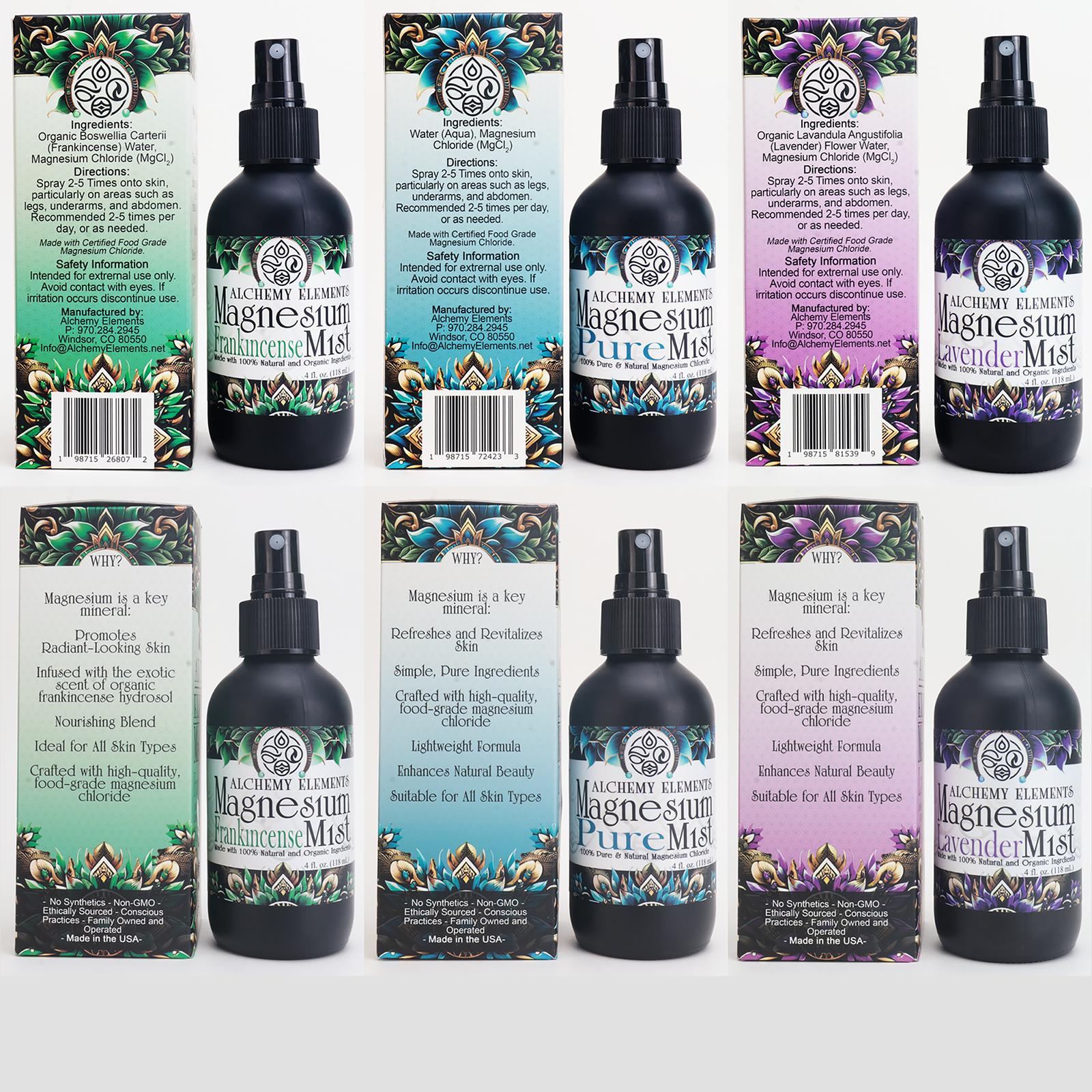 Magnesium Mist Collection (set of 3)