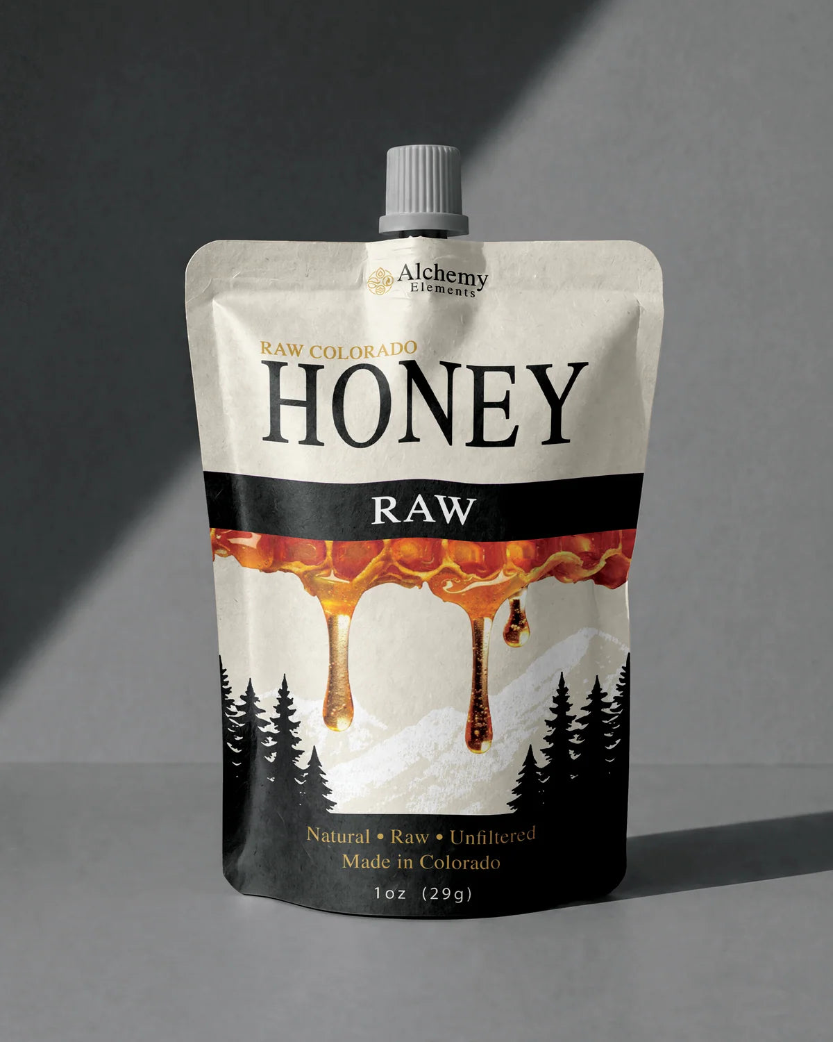 Raw honey pouch